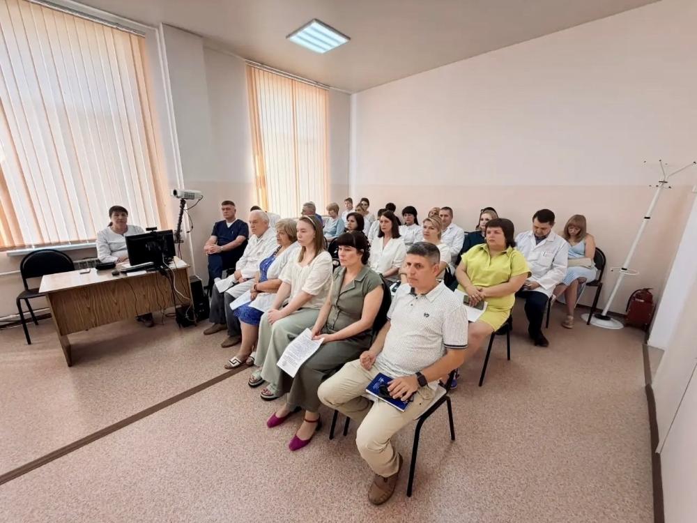 🆕В конференцзале ТОГБУЗ «Моршанская ЦРБ» 10 июня 2026 г. прошло ежемесячное плановое рабочее совещание
